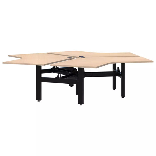 Pintari Fixed 120 Degree 3 Pod Desk