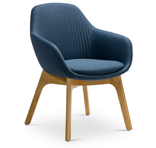 Mobel Ava Chair Timber Base