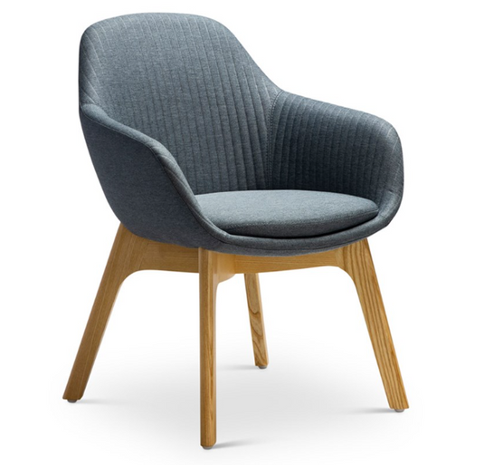 Mobel Ava Chair Timber Base