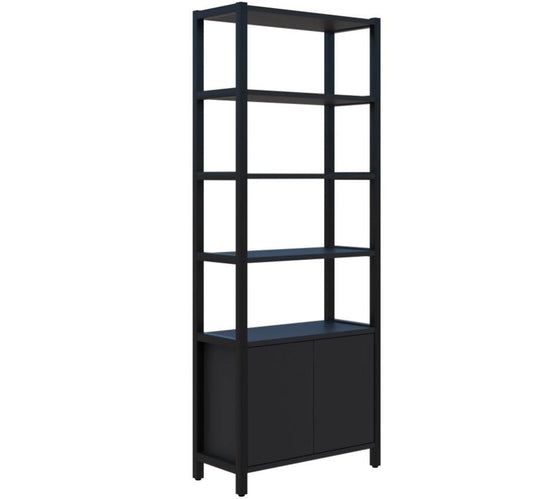 Grid 40 Storage / Open Display Wall - 6 Tier