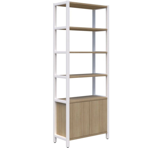 Grid 40 Storage / Open Display Wall - 6 Tier