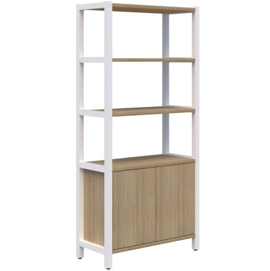 Grid 40 Storage / Open Display Wall - 5 Tier