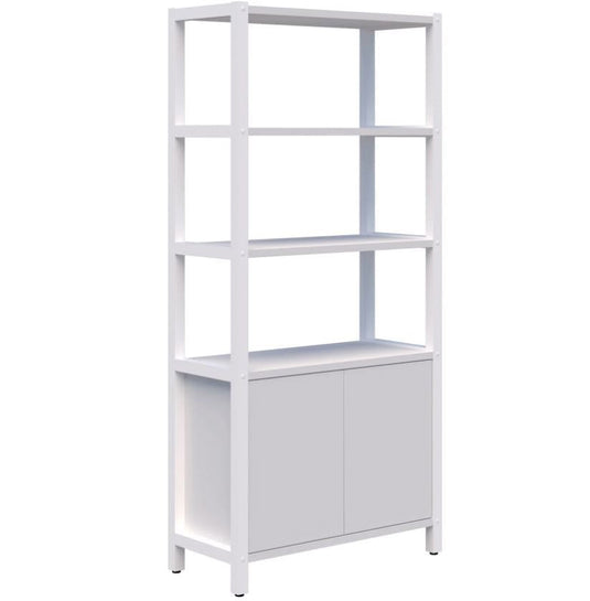 Grid 40 Storage / Open Display Wall - 5 Tier