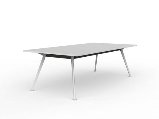 Knight Team Boardroom Table - White Frame