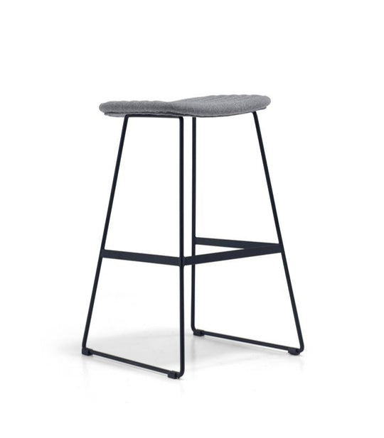 Mobel Maven Fully Upholstered Bar Stool - Backless