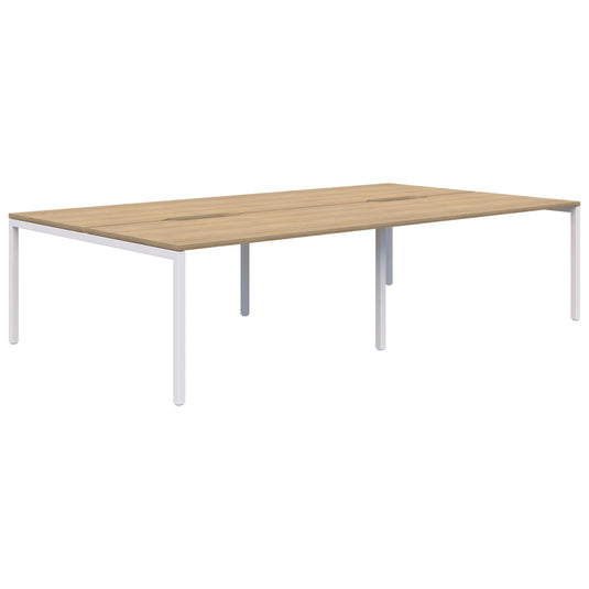 Accent Avero 4 Pod Back to Back - Fixed Height Desk