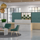 Block Reception Counter with Wheelchair Access