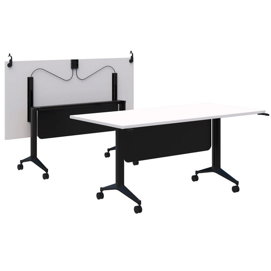 Jump Flip Table with Modesty Panel and Connectors