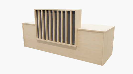 Canterbury Reception Counter - 2000x800x1125mm