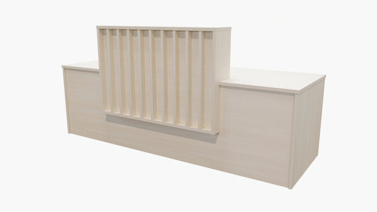 Canterbury Reception Counter - 2000x800x1125mm