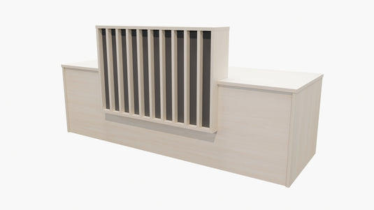 Canterbury Reception Counter - 2000x800x1125mm