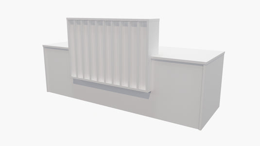 Canterbury Reception Counter - 2000x800x1125mm