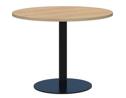 Classic Round Meeting Table - Black Base