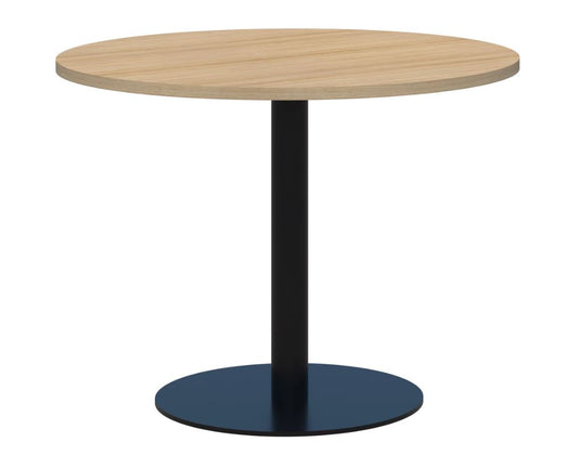 Classic Round Meeting Table - Black Base