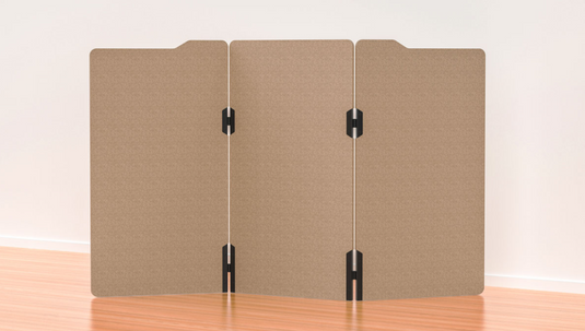 Boyd Acoustic Freestanding Partition 3 Panels Milford