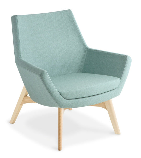 Eden Eton Mid Back Timber Leg Chair