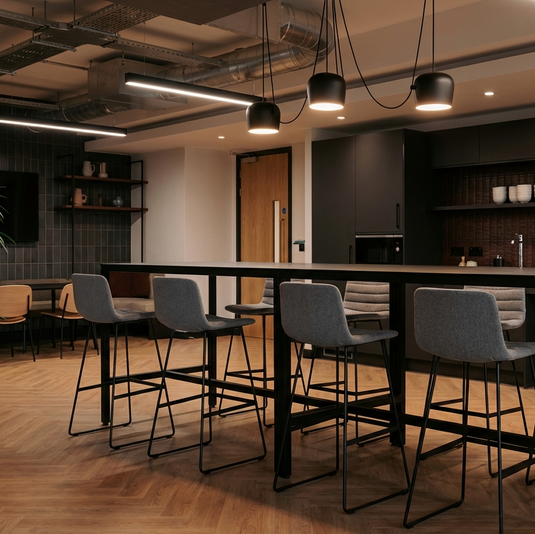 Mobel Maven Fully Upholstered Bar Stool