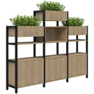 Accent Grid 40 Storage/Planter Display Wall - 4-5 Tier