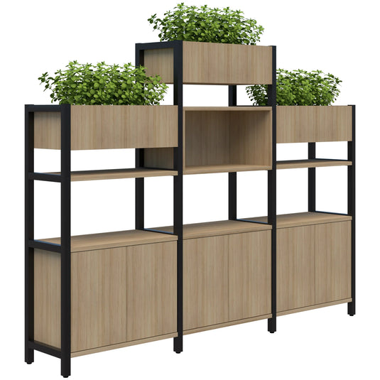 Accent Grid 40 Storage/Planter Display Wall - 4-5 Tier