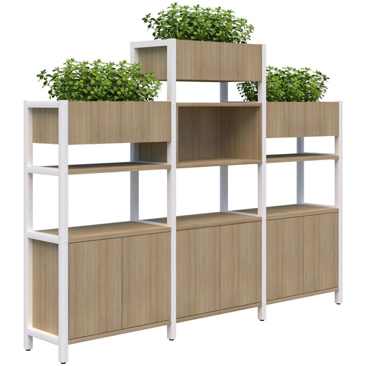Accent Grid 40 Storage/Planter Display Wall - 4-5 Tier