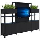 Accent Grid 40 TV/Planter Display Wall