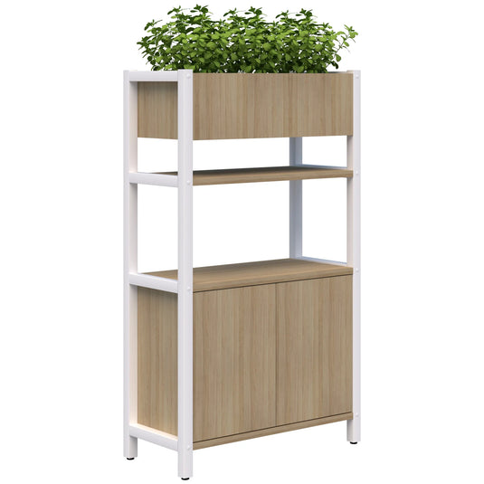 Accent Grid 40 Storage / Planter Display Wall - 4 Tier