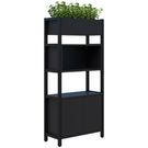 Accent Grid 40 Storage / Planter Display Wall - 5 Tier