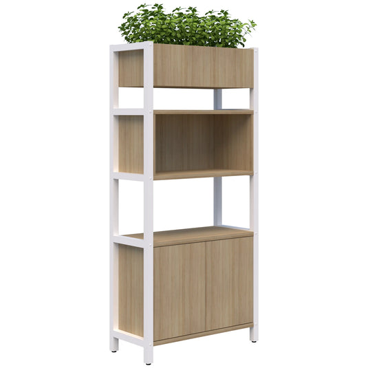 Accent Grid 40 Storage / Planter Display Wall - 5 Tier