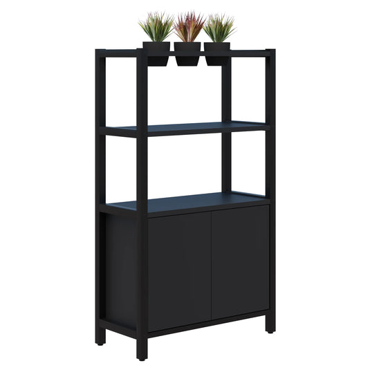 Grid 40 Storage/Planter Shelves - 4 Tier inc. Artifical Plants
