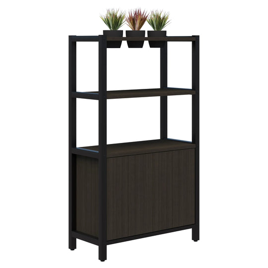 Grid 40 Storage/Planter Shelves - 4 Tier inc. Artifical Plants