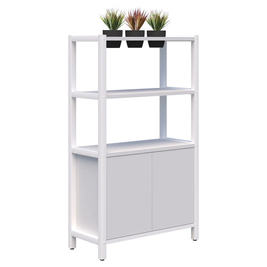 Grid 40 Storage/Planter Shelves - 4 Tier inc. Artifical Plants