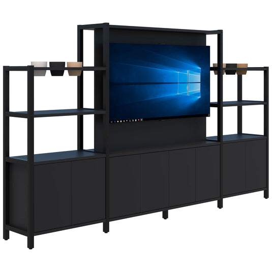Accent Grid 40 TV/Planter Shelves including Premium Pots