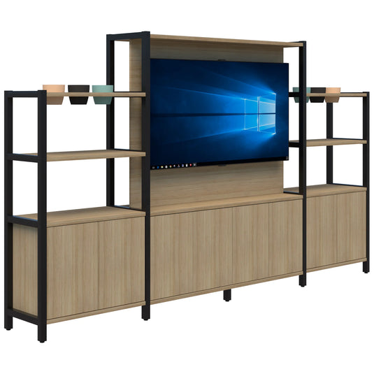 Accent Grid 40 TV/Planter Shelves including Premium Pots