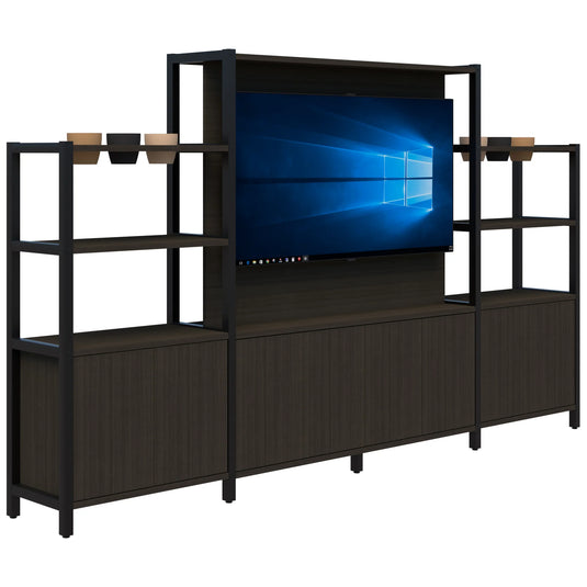Accent Grid 40 TV/Planter Shelves including Premium Pots