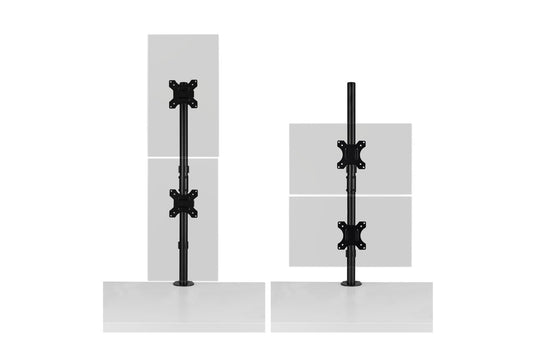 Kensington Universal Vertical Stacking Dual Monitor Arm
