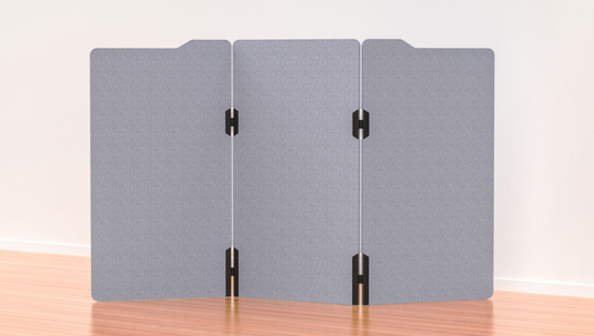 Boyd Acoustic Freestanding Partition 3 Panels Milford