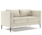Beige sofa on a white background