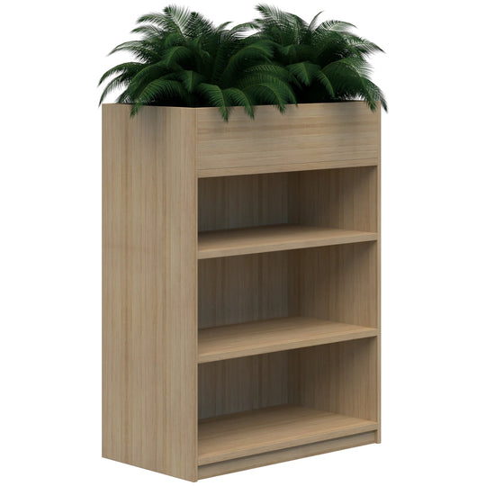 Accent Mascot Bookshelf & Planter Unit
