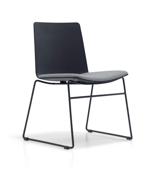 Mobel Maven Sled Chair - Padded Seat