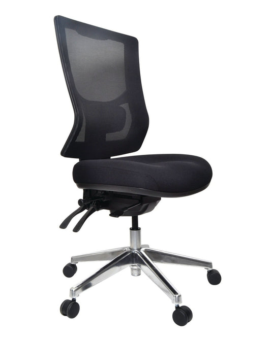 Buro Metro II High Back 24 7 Chair Chrome Base