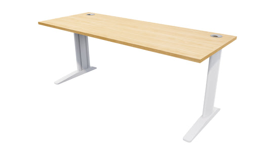 Zealand Mirage Desk - White Frame