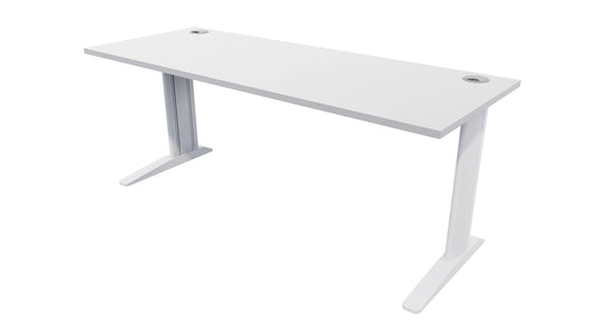 Zealand Mirage Desk - White Frame