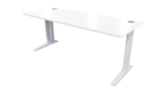 Zealand Mirage Desk - White Frame