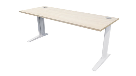 Zealand Mirage Desk - White Frame