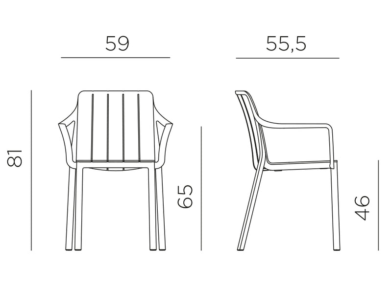Load image into Gallery viewer, Nardi Tiberina Armchair
