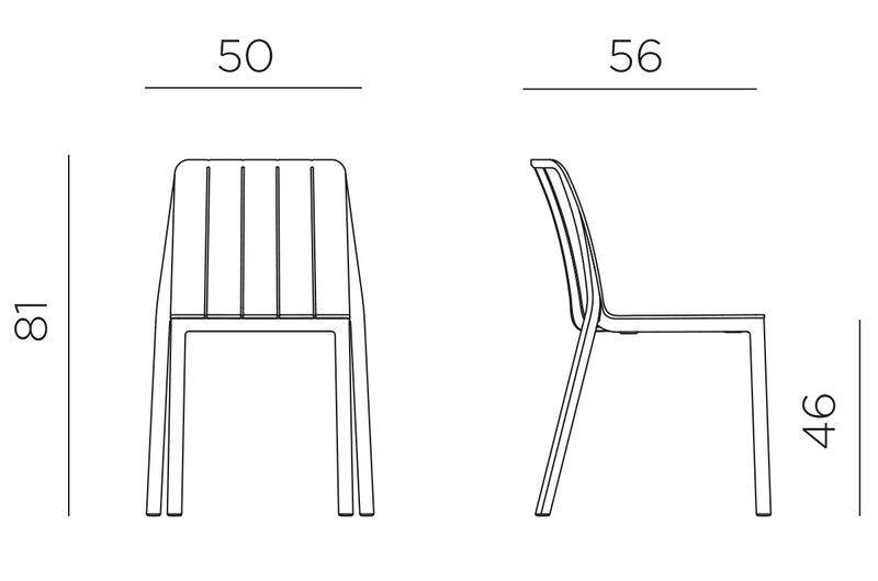 Load image into Gallery viewer, Nardi Tiberina Bistro Chair
