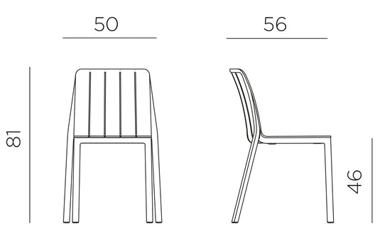 Nardi Tiberina Bistro Chair