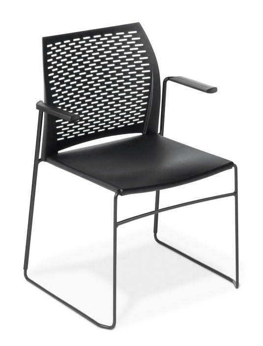 Eden Net Chair with Arms – Hurdleys Office Furniture