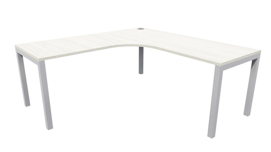 Zealand Quattro Workstation - Silver Frame
