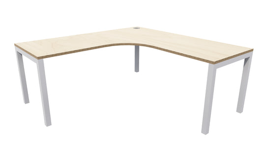 Zealand Quattro Workstation - Silver Frame